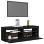 Mueble de TV con luces LED negro 120x35x40 cm de vidaXL, Muebles TV - Ref: Foro24-804374, Precio: 79,16 €, Descuento: %