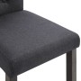 Dining chairs, 6 units, dark gray fabric. by vidaXL, dining chairs - Ref: Foro24-276966, Price: 449,83 €, Discount: %