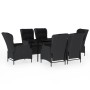 Dark gray 7-piece garden dining set by vidaXL, Garden sets - Ref: Foro24-3099658, Price: 1,00 €, Discount: %