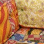 Puf patchwork de tela de vidaXL, Cojines para sillas y sofás - Ref: Foro24-249424, Precio: 240,09 €, Descuento: %