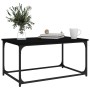 Mesa de centro madera contrachapada y hierro negro 80x50x40 cm de vidaXL, Mesas de centro - Ref: Foro24-823292, Precio: 43,99...