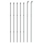 Silver wire fence 1.1x10 m by vidaXL, fence panels - Ref: Foro24-154002, Price: 47,99 €, Discount: %