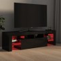 TV-Schrank mit LED-Leuchten glänzend schwarz 140x36,5x40 cm von vidaXL, TV-Möbel - Ref: Foro24-804371, Preis: 159,26 €, Rabat...