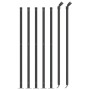 Wire fence with anthracite gray flange 1.1x10 m by vidaXL, fence panels - Ref: Foro24-153986, Price: 51,51 €, Discount: %