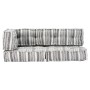 Gray Striped Fabric Pouf by vidaXL, Cushions for chairs and sofas - Ref: Foro24-249425, Price: 163,99 €, Discount: %