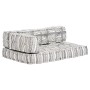 Gray Striped Fabric Pouf by vidaXL, Cushions for chairs and sofas - Ref: Foro24-249425, Price: 163,99 €, Discount: %