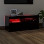 TV cabinet with LED lights black 90x35x40 cm by vidaXL, TV Furniture - Ref: Foro24-804383, Price: 61,50 €, Discount: %