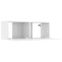 TV furniture 2 units engineered wood glossy white 80x30x30 cm by vidaXL, TV Furniture - Ref: Foro24-804541, Price: 88,86 €, D...