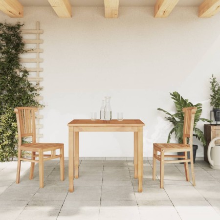 Garden dining set 3 pieces solid teak wood by vidaXL, Garden sets - Ref: Foro24-3155765, Price: 326,64 €, Discount: %