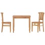 Garden dining set 3 pieces solid teak wood by vidaXL, Garden sets - Ref: Foro24-3155765, Price: 326,64 €, Discount: %