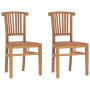 Garden dining set 3 pieces solid teak wood by vidaXL, Garden sets - Ref: Foro24-3155765, Price: 326,64 €, Discount: %