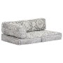 Hellgrauer Stoffhocker von vidaXL, Kissen für Stühle und Sofas - Ref: Foro24-249427, Preis: 162,90 €, Rabatt: %