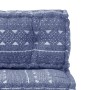 Pouf aus Indigo-Stoff von vidaXL, Kissen für Stühle und Sofas - Ref: Foro24-249428, Preis: 169,34 €, Rabatt: %