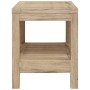 Solid teak wood bathroom side table 60x30x45 cm by vidaXL, Bathroom accessories - Ref: Foro24-340746, Price: 74,43 €, Discoun...