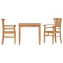 Garden dining set 3 pieces solid teak wood by vidaXL, Garden sets - Ref: Foro24-3155759, Price: 345,42 €, Discount: %