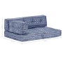 Pouf aus Indigo-Stoff von vidaXL, Kissen für Stühle und Sofas - Ref: Foro24-249428, Preis: 169,34 €, Rabatt: %