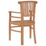 Garden dining set 3 pieces solid teak wood by vidaXL, Garden sets - Ref: Foro24-3155759, Price: 345,42 €, Discount: %