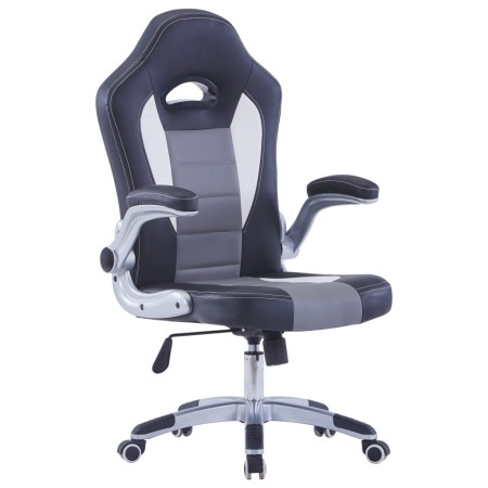 Silla de gaming de cuero sintético negro de vidaXL, Sillones para videojuegos - Ref: Foro24-20189, Precio: 112,32 €, Descuent...