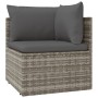 10-piece garden furniture set and gray synthetic rattan cushions by vidaXL, Garden sets - Ref: Foro24-3157392, Price: 890,99 ...