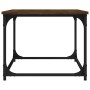 Brown oak wood and iron coffee table 80x50x40 cm by vidaXL, Coffee table - Ref: Foro24-823296, Price: 39,99 €, Discount: %