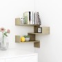 Sonoma oak plywood wall corner shelf 40x40x50 cm by vidaXL, Shelves and shelves - Ref: Foro24-807229, Price: 22,64 €, Discoun...