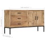 Massivholz Mango Sideboard 140x35x75 cm von vidaXL, Sideboards - Ref: Foro24-249857, Preis: 741,08 €, Rabatt: %