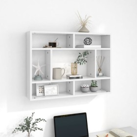 White plywood wall shelf 75x16x55 cm by vidaXL, Shelves and shelves - Ref: Foro24-803002, Price: 36,99 €, Discount: %