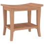 Solid teak wood bathroom side table 50x35x45 cm by vidaXL, Bathroom accessories - Ref: Foro24-340748, Price: 61,98 €, Discoun...