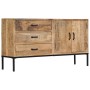 Massivholz Mango Sideboard 140x35x75 cm von vidaXL, Sideboards - Ref: Foro24-249857, Preis: 741,08 €, Rabatt: %