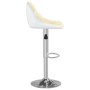 Kitchen stools 2 units cream and white synthetic leather by vidaXL, Kitchen stools - Ref: Foro24-335243, Price: 128,99 €, Dis...