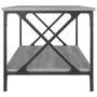 Sonoma gray wood and iron coffee table 80x50x45 cm by vidaXL, Coffee table - Ref: Foro24-823320, Price: 51,99 €, Discount: %