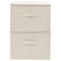 Storage boxes 2 units cream-colored fabric 43x34x23 cm by vidaXL, Storage baskets - Ref: Foro24-332911, Price: 34,19 €, Disco...