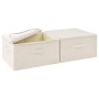 Storage boxes 2 units cream-colored fabric 43x34x23 cm by vidaXL, Storage baskets - Ref: Foro24-332911, Price: 34,19 €, Disco...