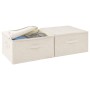 Storage boxes 2 units cream-colored fabric 43x34x23 cm by vidaXL, Storage baskets - Ref: Foro24-332911, Price: 34,19 €, Disco...