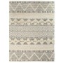 Alfombra lana tejida a mano blanco/gris/negro/marrón 80x150 cm de vidaXL, Alfombras - Ref: Foro24-284364, Precio: 53,81 €, De...