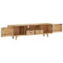 Solid mango wood TV cabinet 140x30x40 cm by vidaXL, TV Furniture - Ref: Foro24-249856, Price: 279,47 €, Discount: %