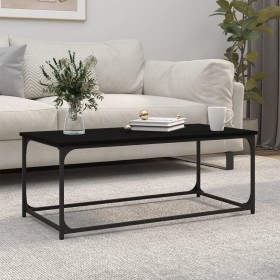 Plywood and black iron coffee table 102x50x40 cm by vidaXL, Coffee table - Ref: Foro24-823297, Price: 52,15 €, Discount: %