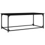 Plywood and black iron coffee table 102x50x40 cm by vidaXL, Coffee table - Ref: Foro24-823297, Price: 51,99 €, Discount: %