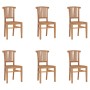 Garden dining set 7 pieces solid teak wood by vidaXL, Garden sets - Ref: Foro24-3155780, Price: 785,34 €, Discount: %