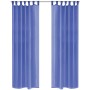 Cortinas de gasa 2 unidades 140x175 cm azul real de vidaXL, Cortinas y visillos - Ref: Foro24-132245, Precio: 19,87 €, Descue...