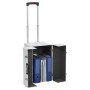 Silberfarbener Piloten-Trolley-Koffer aus Aluminium, 47 x 39 x 27 cm von vidaXL, Kulturbeutel - Ref: Foro24-91844, Preis: 82,...