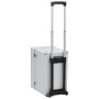 Silberfarbener Piloten-Trolley-Koffer aus Aluminium, 47 x 39 x 27 cm von vidaXL, Kulturbeutel - Ref: Foro24-91844, Preis: 82,...