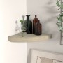 MDF oak color corner floating shelf 25x25x3.8 cm by vidaXL, Shelves and shelves - Ref: Foro24-323904, Price: 16,40 €, Discoun...