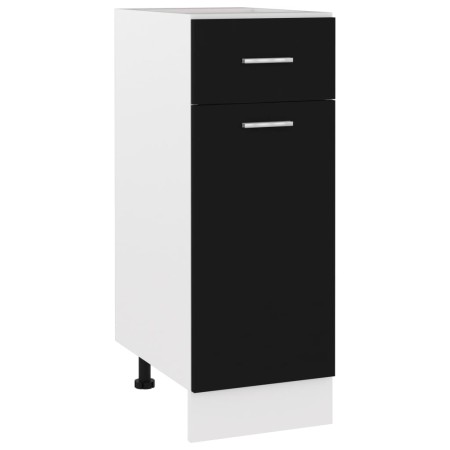 Black Engineered Wood Kitchen Drawer Bottom Cabinet by vidaXL, Kitchen cabinets - Ref: Foro24-801205, Price: 66,26 €, Discoun...