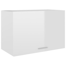 Glossy white engineered wood kitchen hanging cabinet by vidaXL, Kitchen cabinets - Ref: Foro24-802518, Price: 57,28 €, Discou...