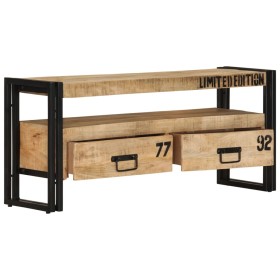 Solid mango wood TV cabinet 100x30x45 cm by vidaXL, TV Furniture - Ref: Foro24-249858, Price: 121,27 €, Discount: %