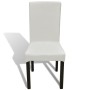 Straight elastic chair cover 4 units cream by vidaXL, Covers - Ref: Foro24-131421, Price: 16,54 €, Discount: %