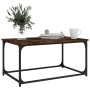 Smoked oak wood and iron coffee table 80x50x40 cm by vidaXL, Coffee table - Ref: Foro24-823294, Price: 30,99 €, Discount: %