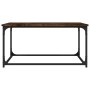 Smoked oak wood and iron coffee table 80x50x40 cm by vidaXL, Coffee table - Ref: Foro24-823294, Price: 30,99 €, Discount: %