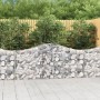 Gabion baskets 5 pcs arch shape iron 200x30x80/100 cm by vidaXL, Pots and planters - Ref: Foro24-3145412, Price: 343,08 €, Di...